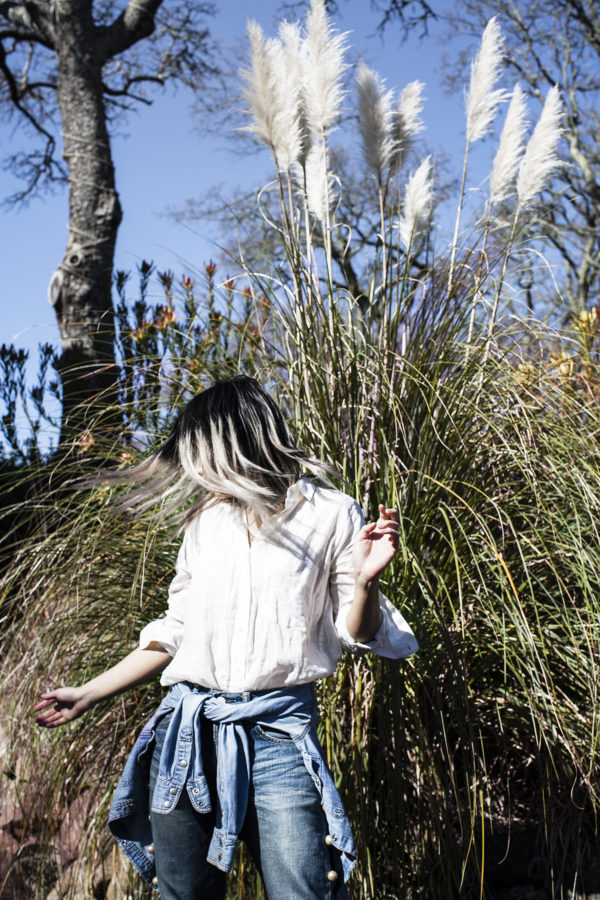 Everlane linen top