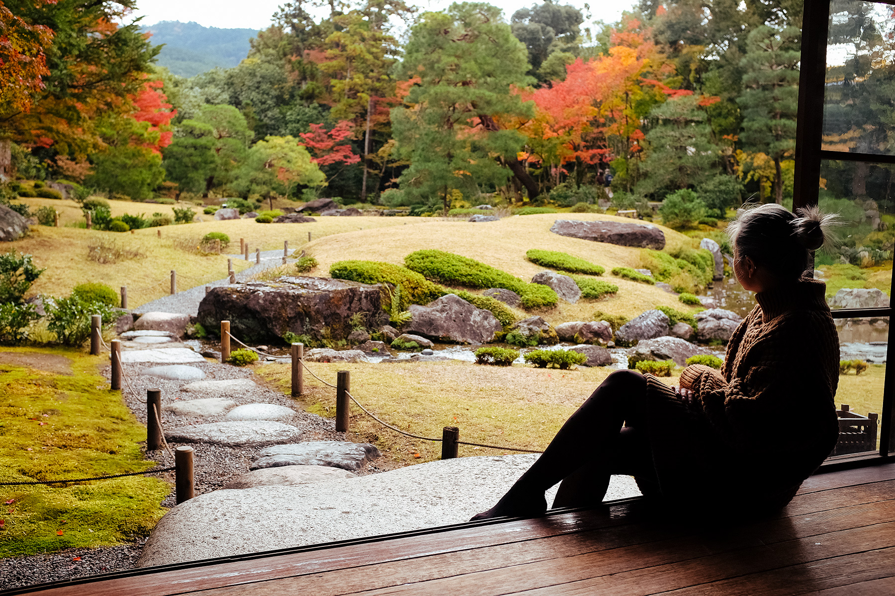 Kyoto garden fall colors